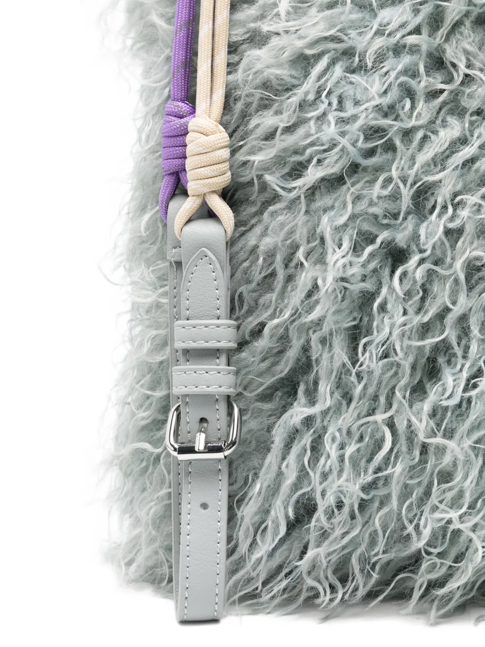 Twinset Wrist-strap Clutch Bag In Gray