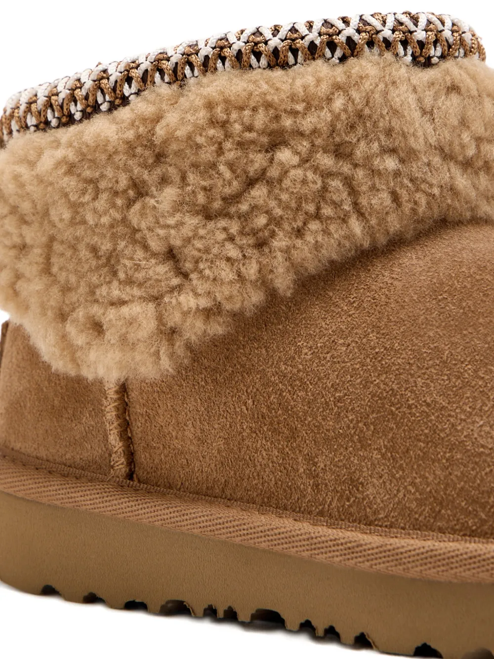 UGG Kids Suède laarzen met rits Bruin