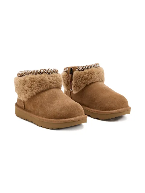 UGG Kids zip suede boots