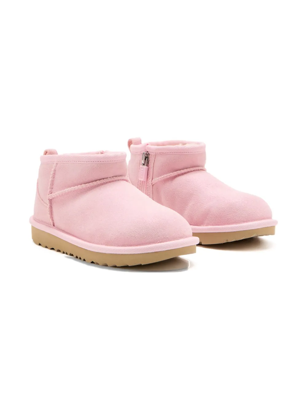 UGG Kids zip suede boots | Pink | Image 1