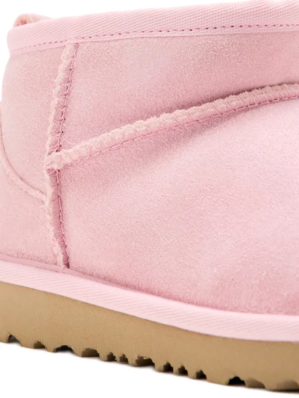 UGG Kids ジップ スエードブーツ | ピンク | FARFETCH JP
