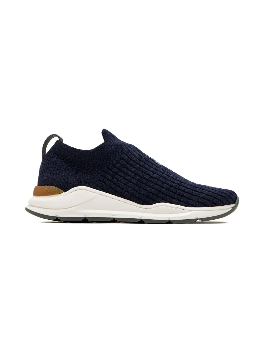 Brunello Cucinelli Kids logo-print sneakers | Blue | Image 1