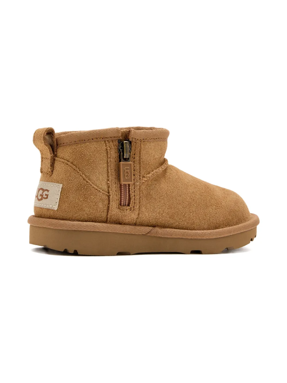 UGG Kids Ultra Mini Classic suède laarzen Bruin