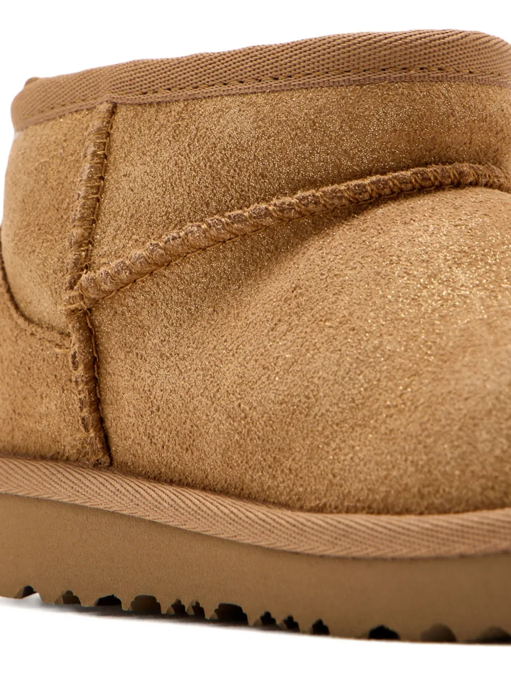 UGG Kids Ultra Mini Classic suède laarzen Bruin