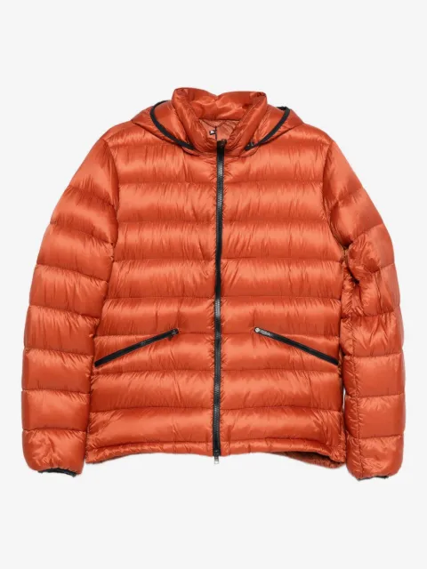 Herno hooded zip-fastening jacket
