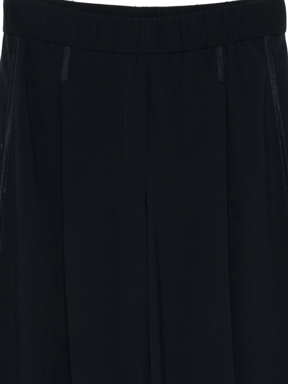 Marccain Palazzo Trousers In Blue