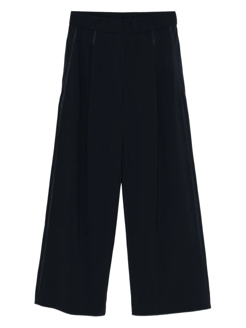 Marccain Palazzo Trousers In Blue