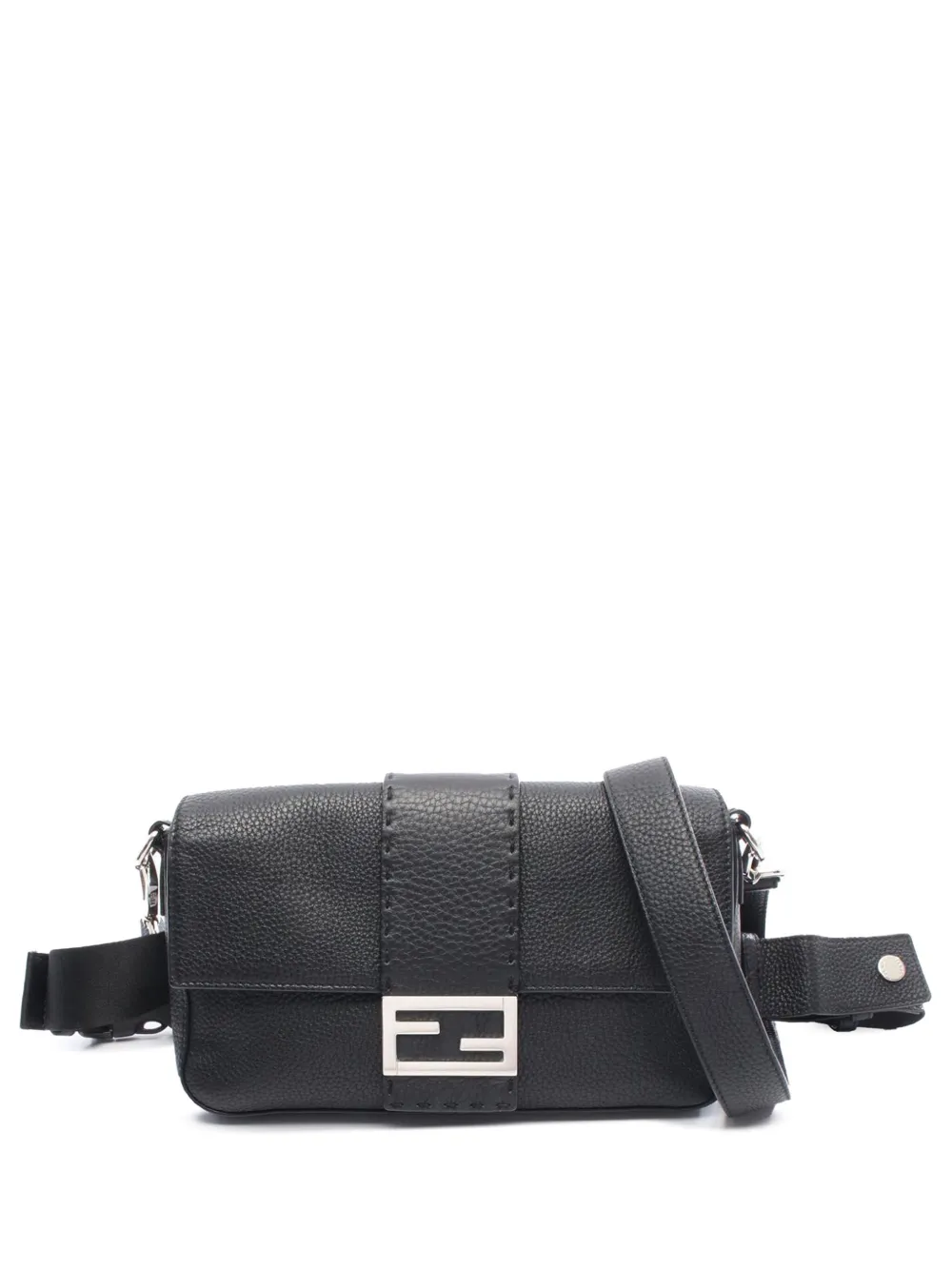 Fendi Pre-Owned 2010-2025 Leather Baguette belt bag | Black | Image 1