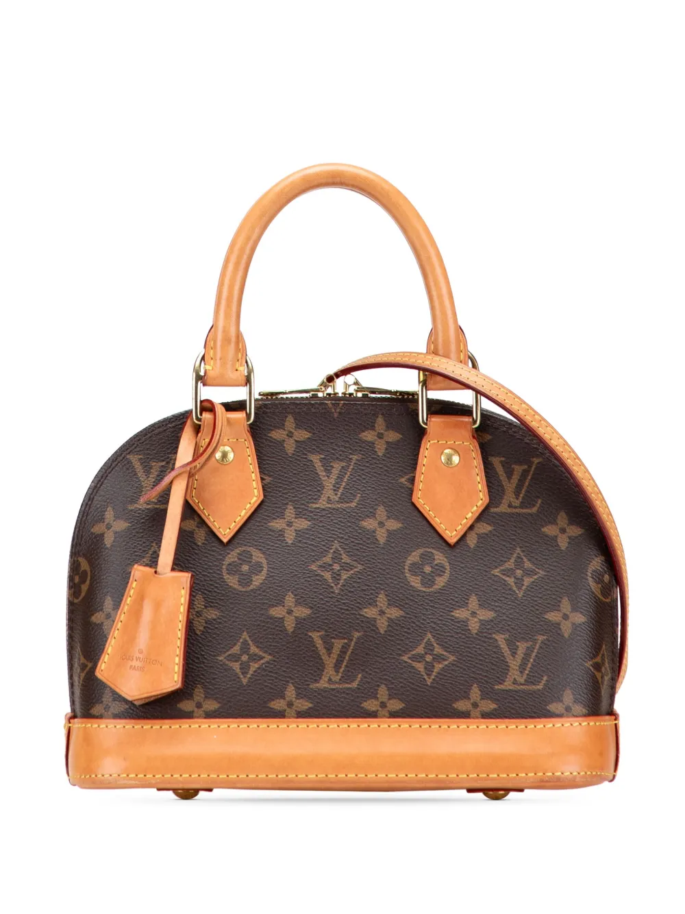Louis Vuitton Pre-Owned 2021-2025 Monogram Alma BB satchel - ブラウン Louis Vuitton Pre-Owned 2021-2025 Monogram Alma BB satchel - ブラウン