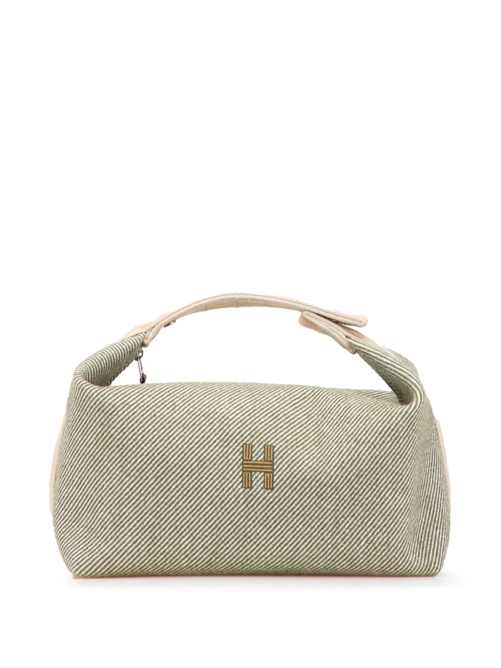 Hermès Pre-Owned 2020-2025 Large Wool Bride A Brac H Natte Case vanity Hermès Pre-Owned 2020-2025 Large Wool Bride A Brac H Natte Case vanity