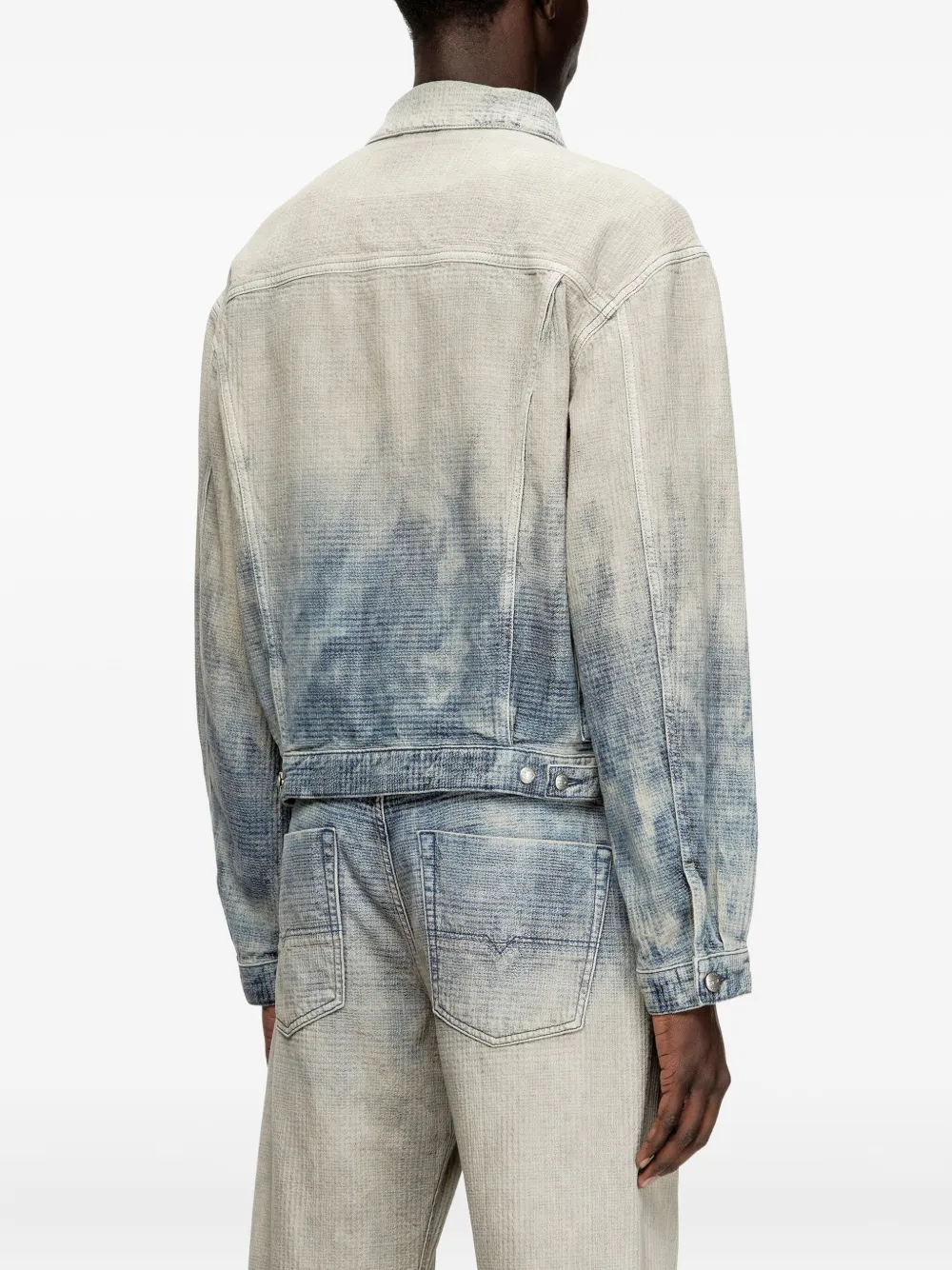 Diesel D-ranger denim jack Grijs