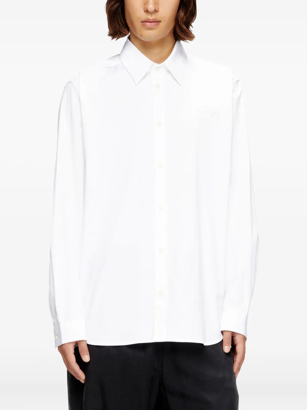 Diesel S-Simply-GSBH overhemd Wit