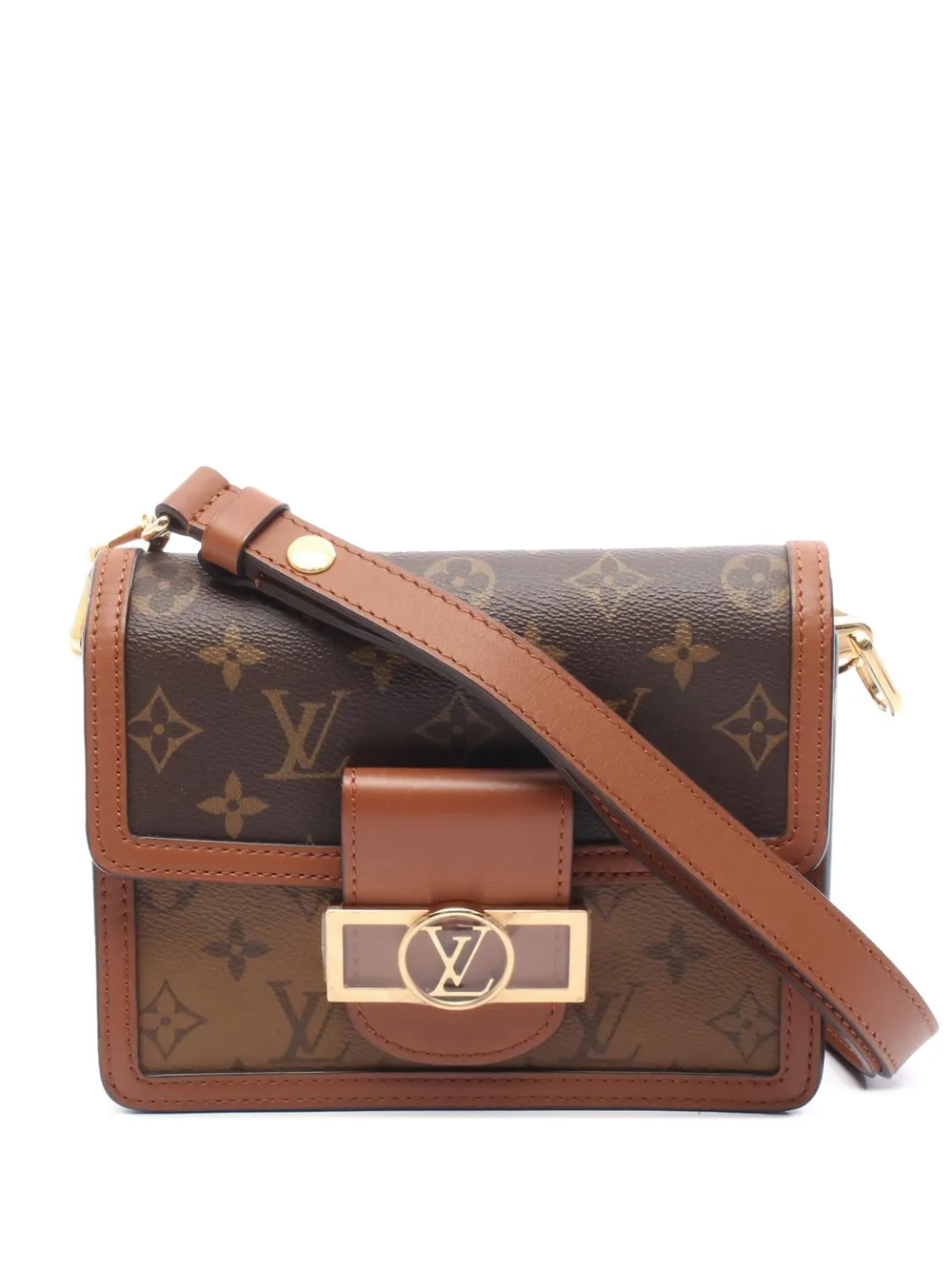 Louis Vuitton Pre-Owned 2021-2025 Monogram Reverse Mini Dauphine Louis Vuitton Pre-Owned 2021-2025 Monogram Reverse Mini Dauphine