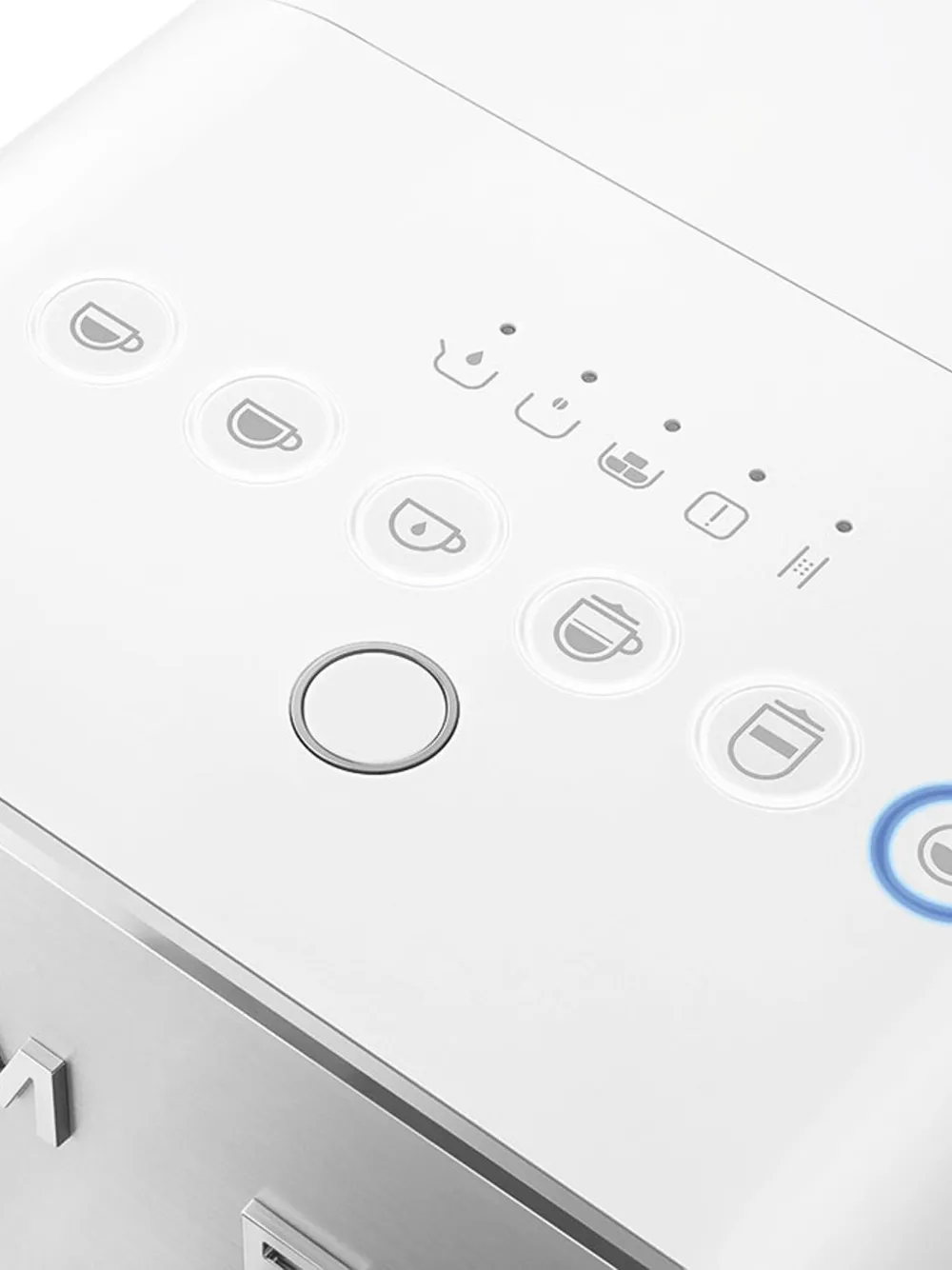 Smeg Espresso Automatic Coffee Machine (33.6 X 43 X 18 Cm) In Silver