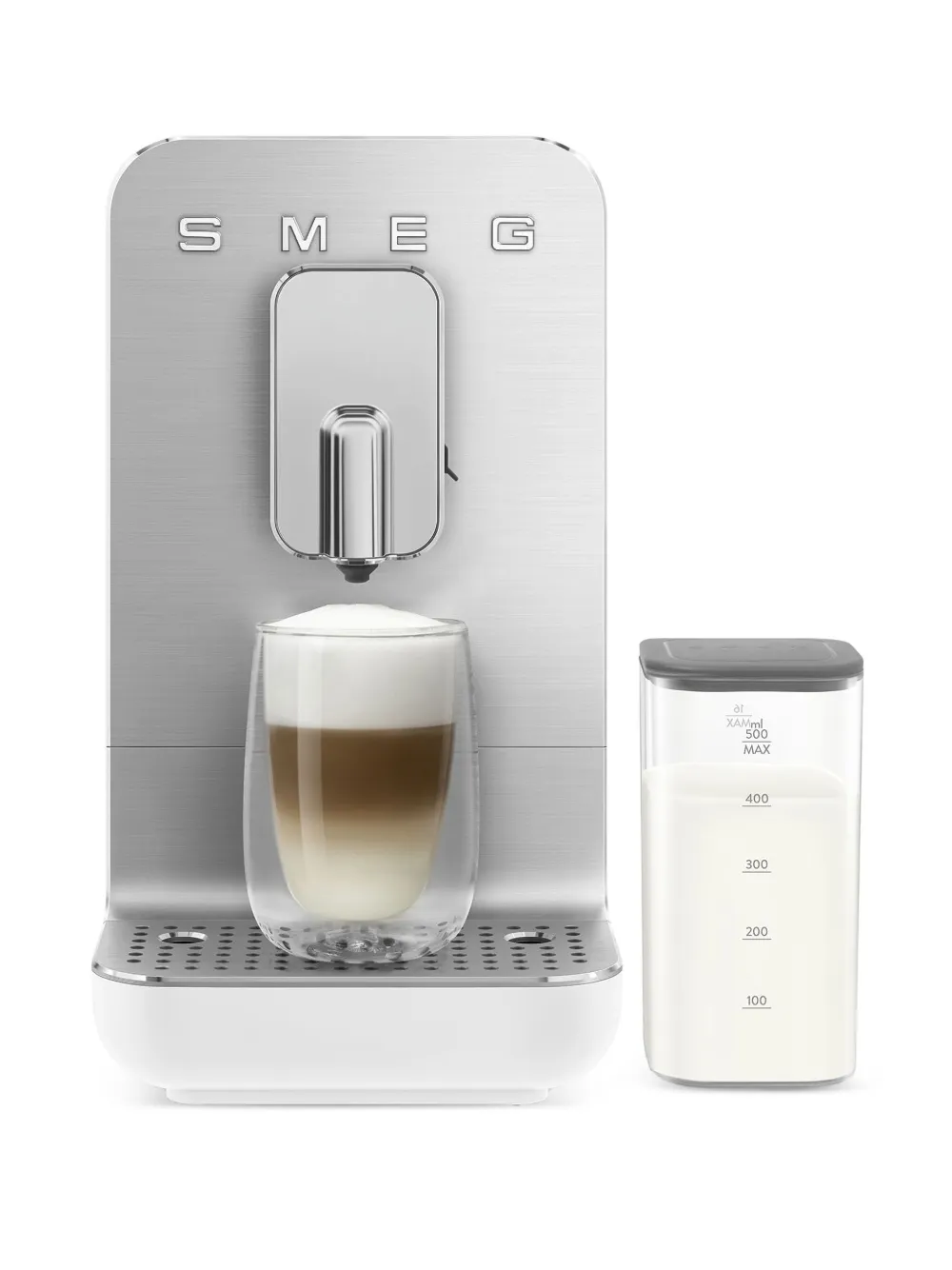  Smeg Machine à Café à Expresso (33,6 X 43 X 18 Cm) - Argent 
