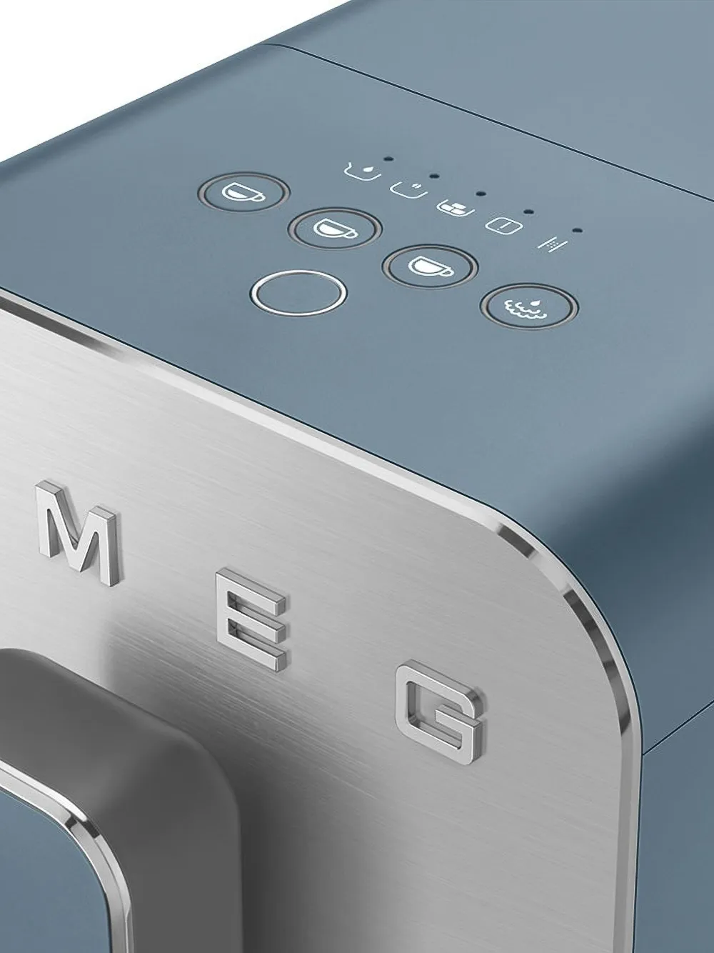 Smeg Machine à Café Automatique (43,3 X 33,6 X 18 Cm) - Bleu 