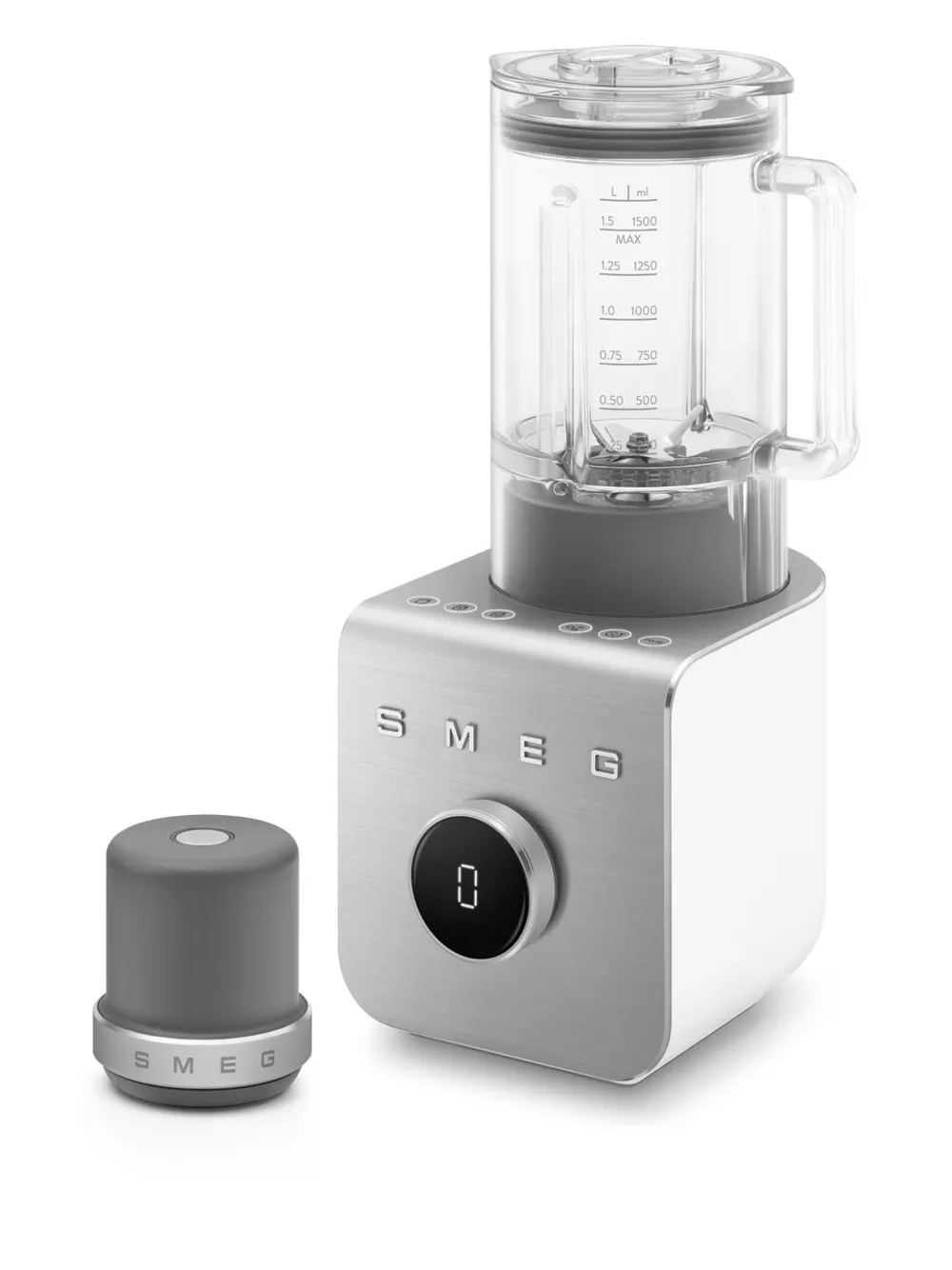 Smeg ロゴ ジュースメーカー - シルバートーン Smeg ロゴ ジュースメーカー - シルバートーン