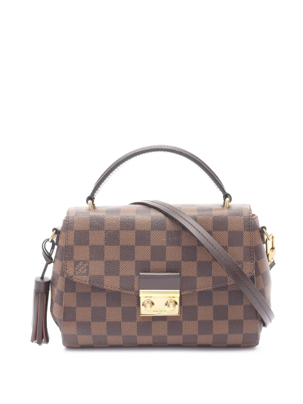 Louis Vuitton Pre-Owned 2016 Damier Ebene Croisette satchel - ブラウン Louis Vuitton Pre-Owned 2016 Damier Ebene Croisette satchel - ブラウン