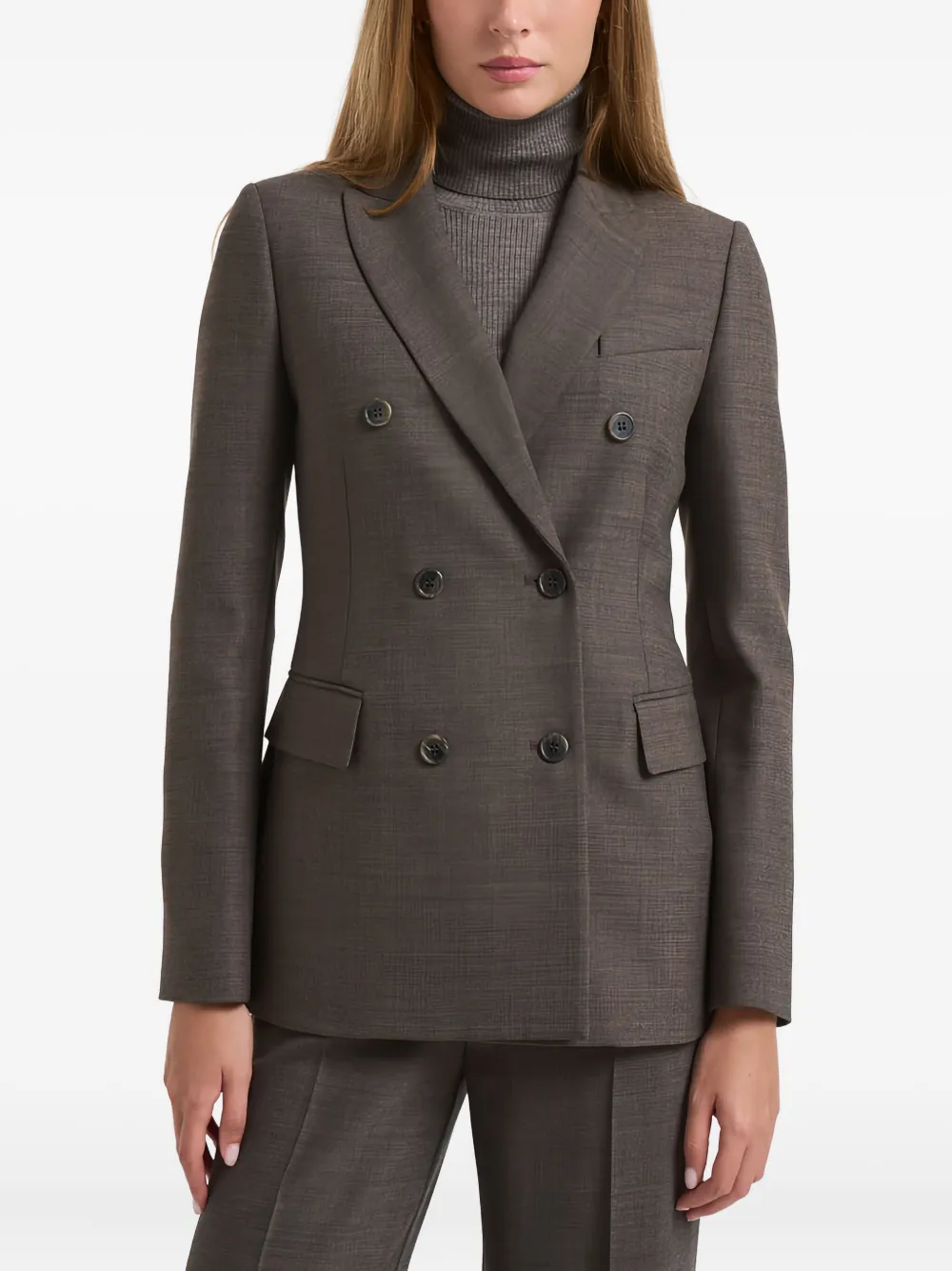 P.A.R.O.S.H. double-breasted blazer | Brown | Image 1
