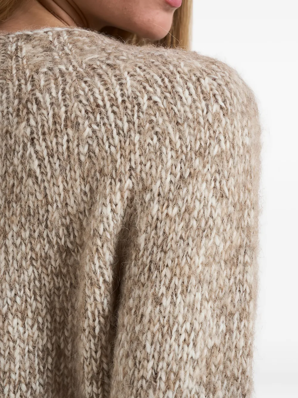 P.A.R.O.S.H. Trui met ronde hals Beige