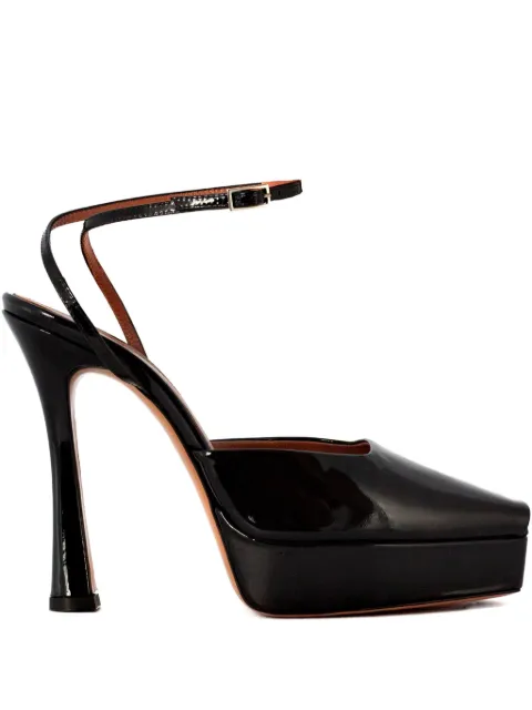 Aldo Castagna 120mm Vicky leather heeled pumps