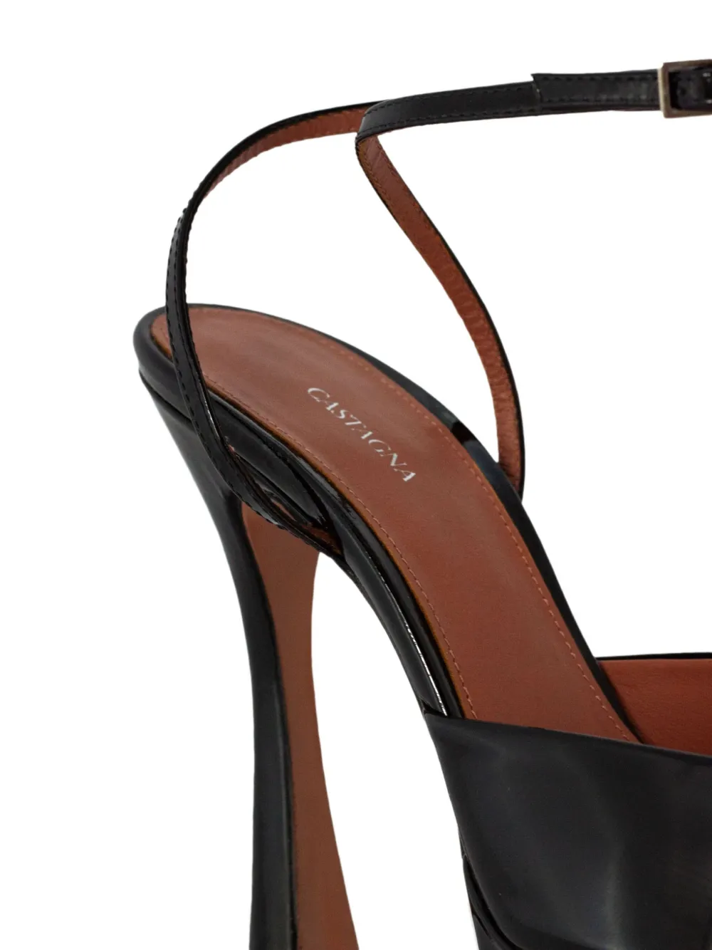 Aldo Castagna 120 mm Vicky leren pumps met hak Zwart