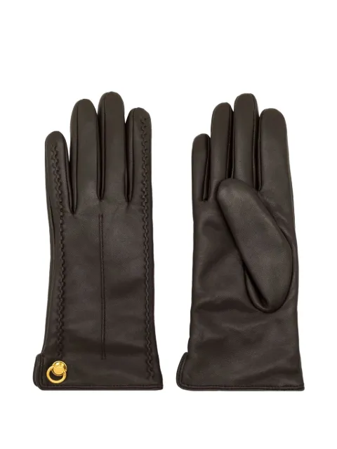 GIANNI CHIARINI guantes con detalle de aro