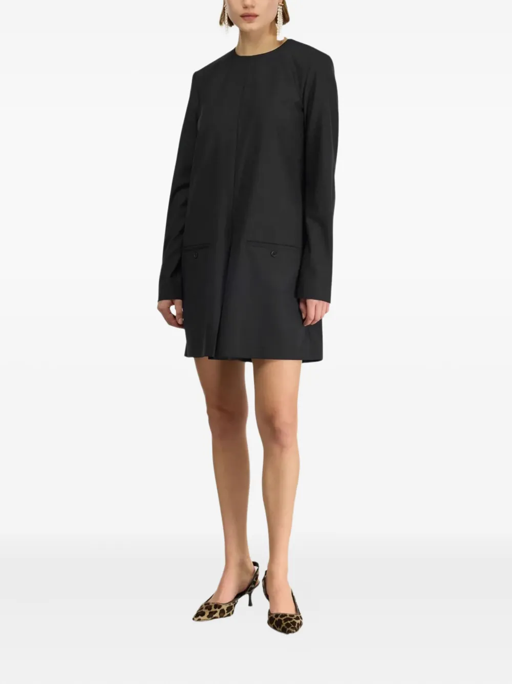 Semicouture Jumpsuit met lange mouwen - Blauw