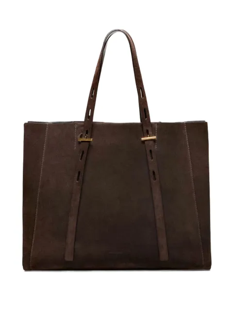 MINO BOSSI Paula suede tote bag