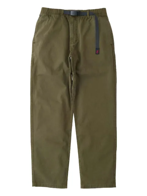 Gramicci elasticated-waist buckle trousers