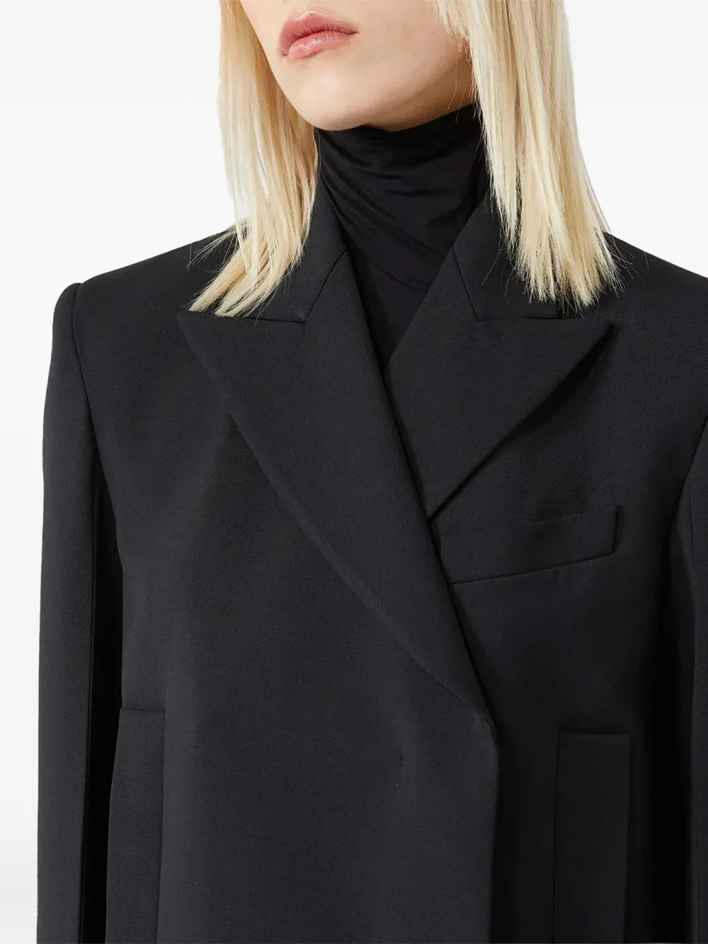 Sportmax Esule blazer met dubbele rij knopen Zwart