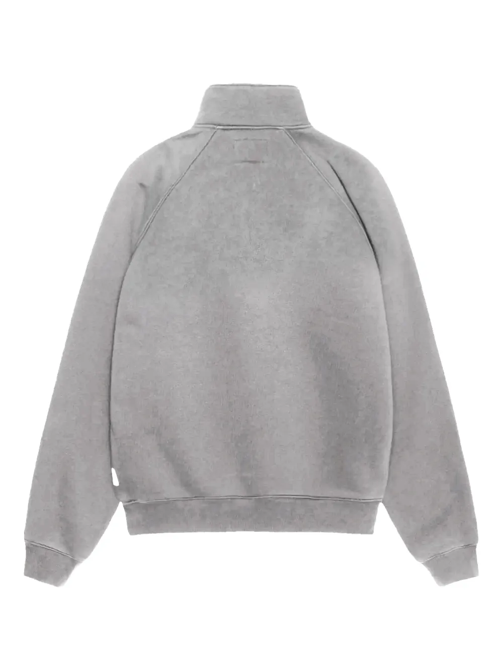 Stussy Short-zip Sweatshirt In Gray