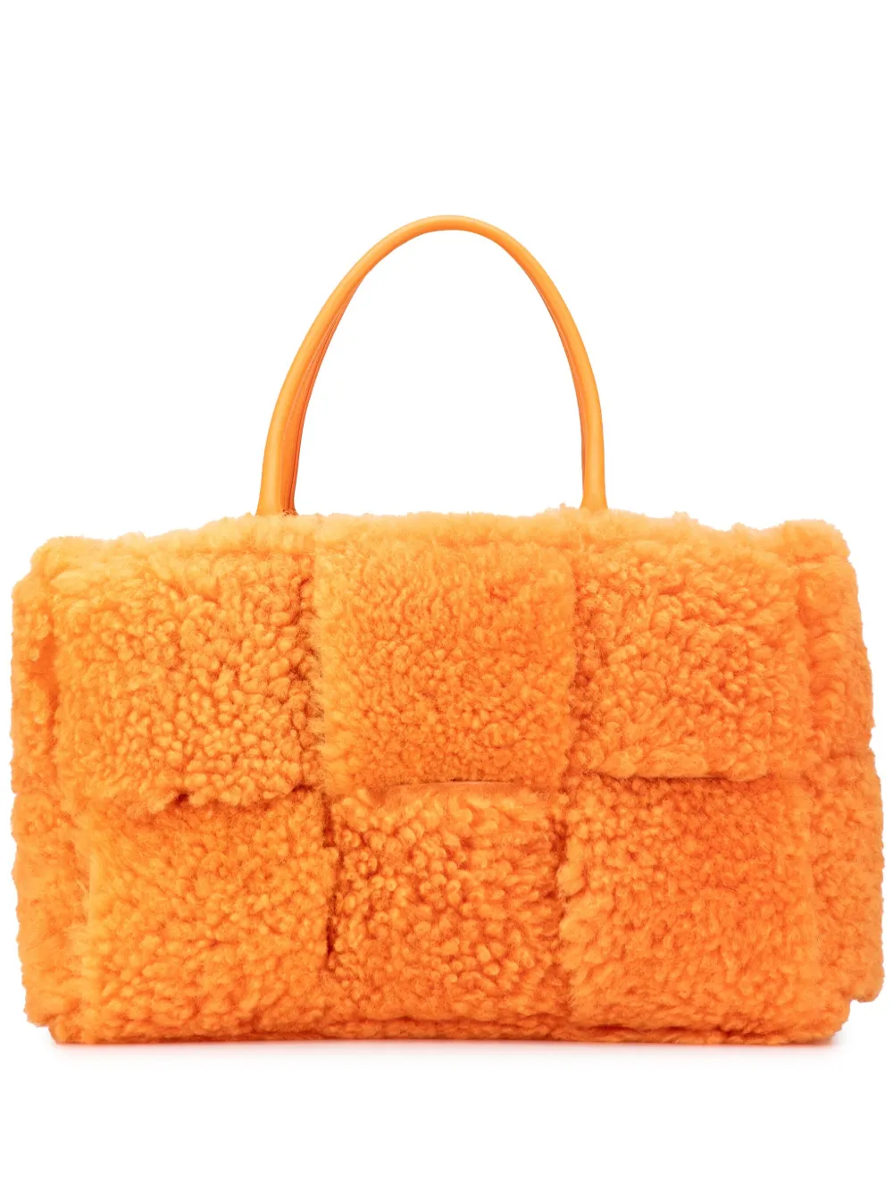 Bottega Veneta Pre-Owned 2012-2025 Small Shearling Intrecciato Arco Bottega Veneta Pre-Owned 2012-2025 Small Shearling Intrecciato Arco