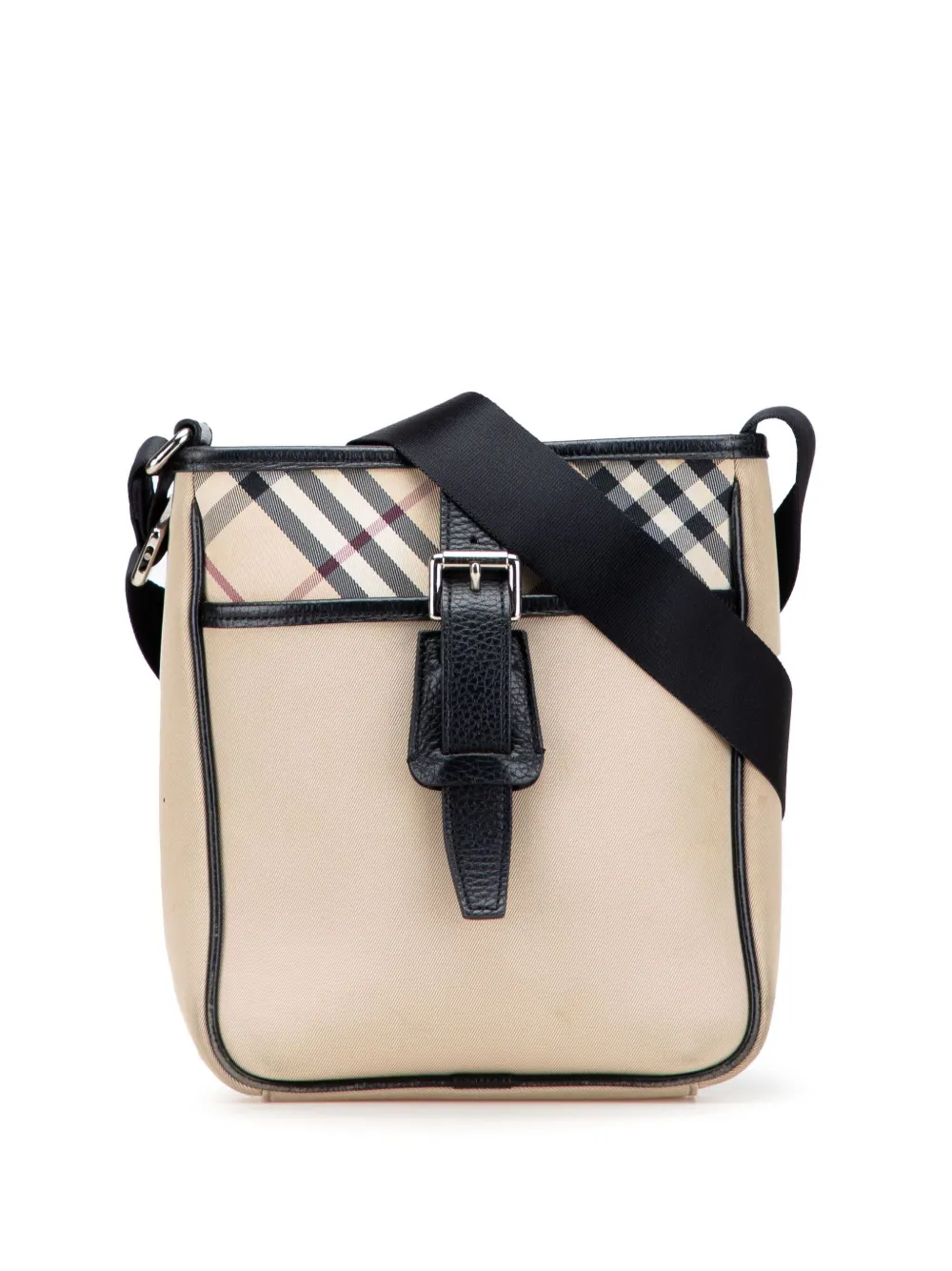 Burberry Pre-Owned 2000-2017 Nova Check Trimmed Canvas crossbody bag | Brown | Image 1