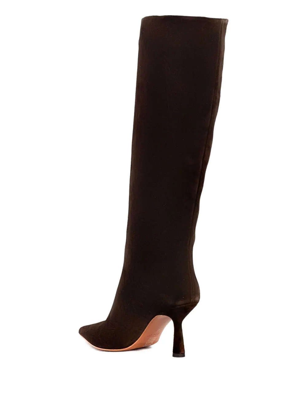 Aldo Castagna 70mm Samoa Suede Knee-high Boots In Brown