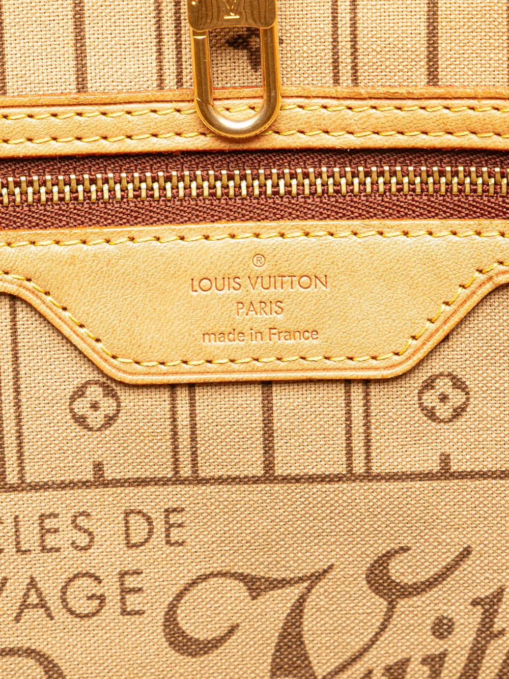 Pre-owned Louis Vuitton 2007 Monogram Neverfull Mm Tote Bag In Brown