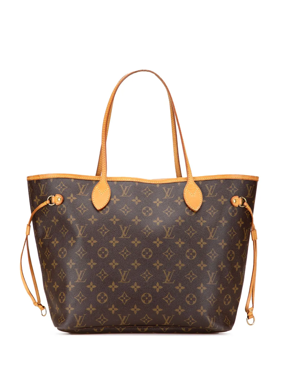 Pre-owned Louis Vuitton 2007 Monogram Neverfull Mm Tote Bag In Brown