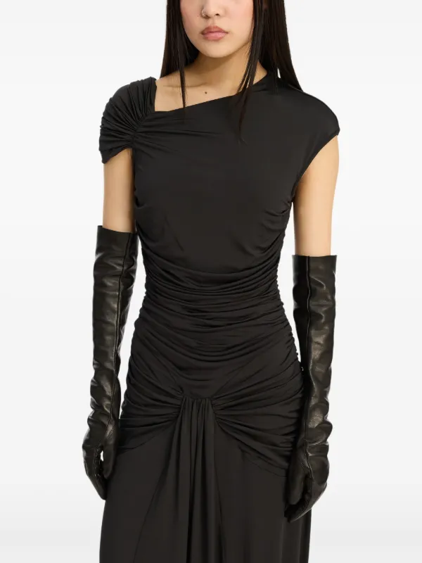 rotate birger christensen asymmetric appliqué midi dress Rotate By Birger Christensen Asymmetric Maxi Dress