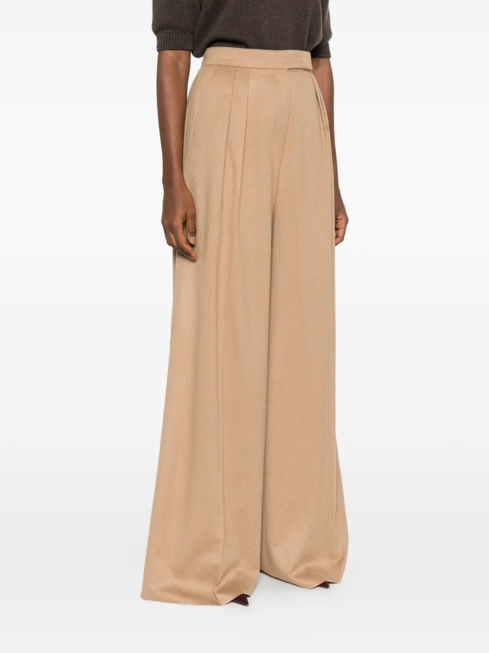  Max Mara Ori Pleated Trousers - Neutrals 