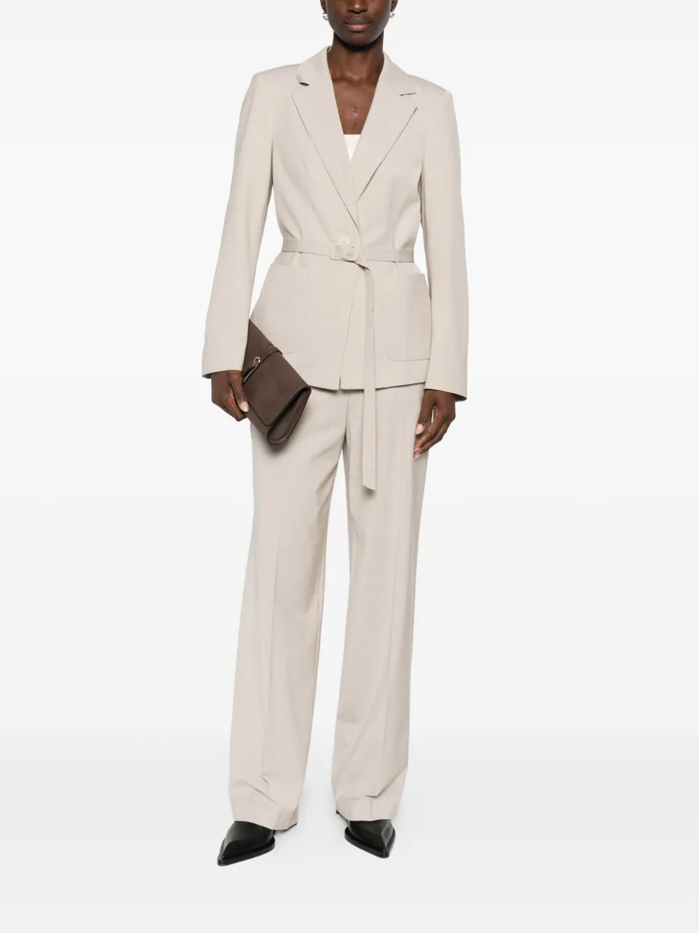 MARCCAIN Broek met zijzak - Beige