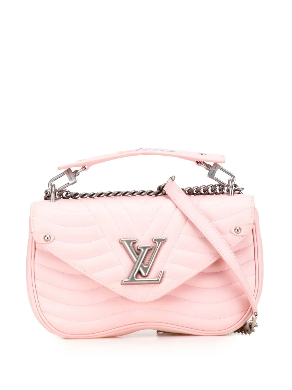 Louis Vuitton Pre-Owned 2018 ニューウェーブ チェーン MM サッチェルバッグ - ピンク Louis Vuitton Pre-Owned 2018 ニューウェーブ チェーン MM サッチェルバッグ - ピンク
