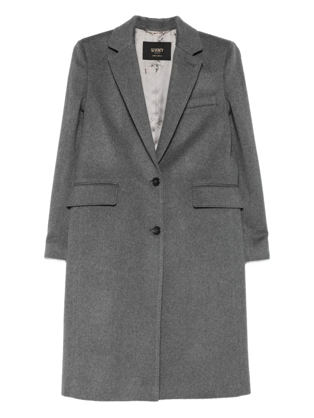 Seventy abrigo con botones | gris | Image 1