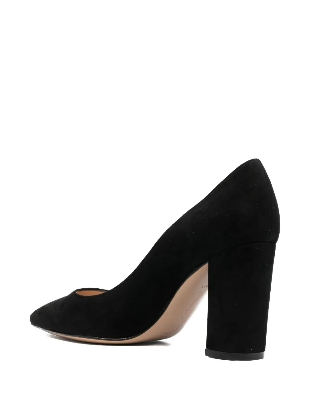 Gianvito Rossi Piper 85mm pumps met puntige hak Zwart