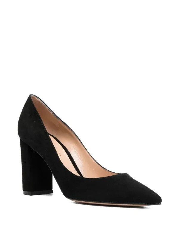 Gianvito Rossi Piper 85mm ブロックヒール パンプス | ブラック