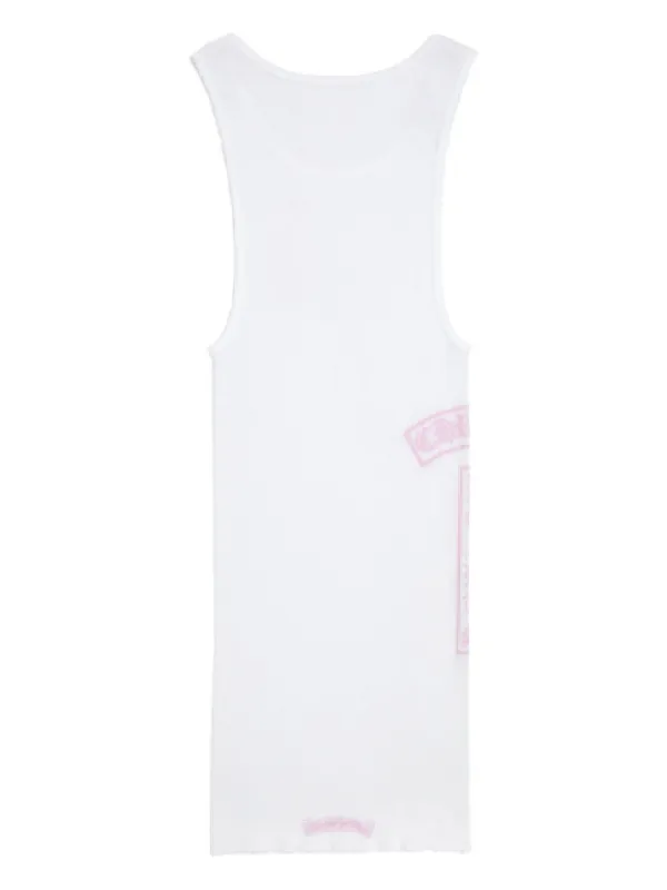Chrome Hearts T Bar Rib Tank Top | White | FARFETCH