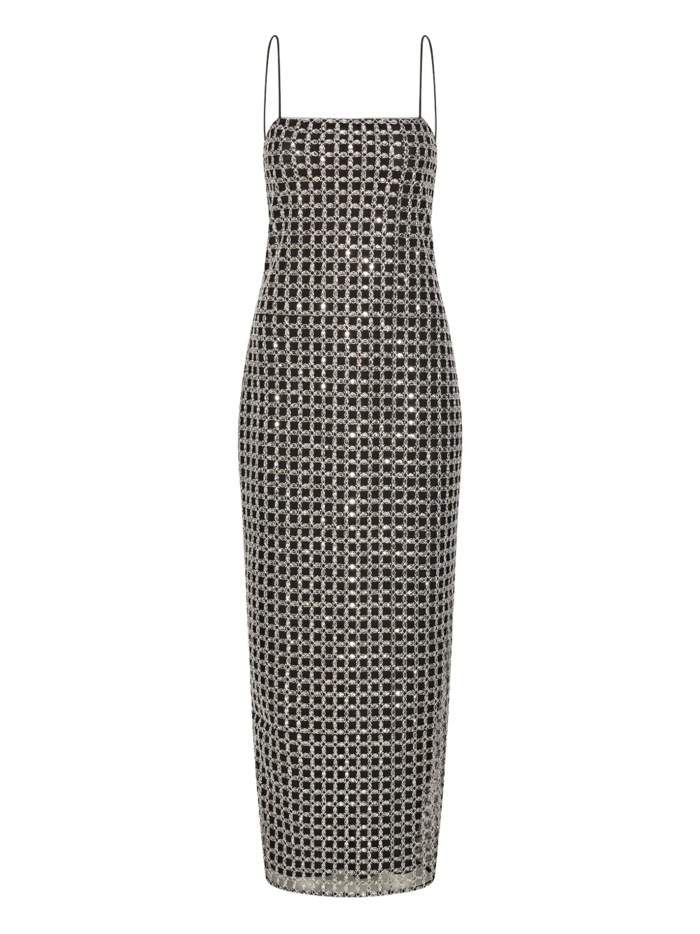 ROTATE BIRGER CHRISTENSEN beaded slip maxi dress | Black | Image 1