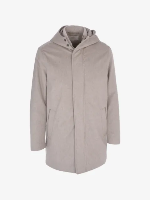 Agnona Caban hooded jacket