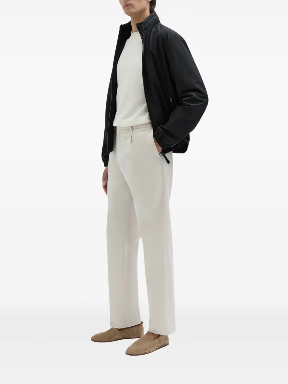 Agnona zip nylon caban jacket | Sport Jackets & Windbreakers | Image 2