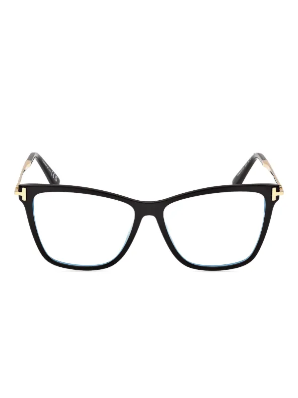 TOM FORD Eyewear キャットアイメガネフレーム | ブラック | FARFETCH JP