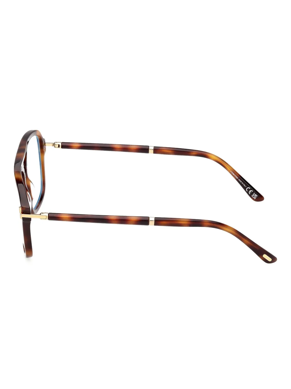 TOM FORD Eyewear Bril met piloten montuur Bruin